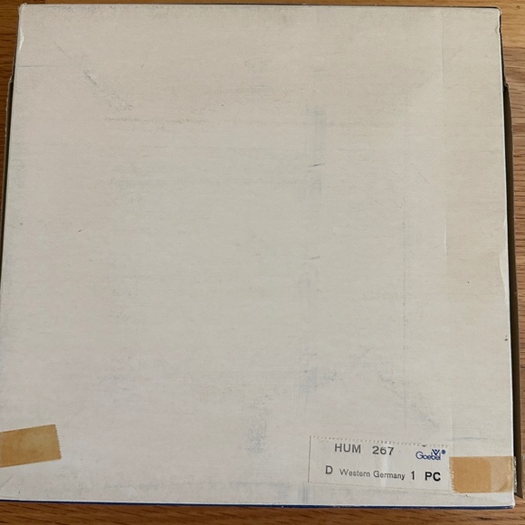 1974 Annual Hummel Plate MJ Hummel Girl with Geese and Box - Picture 10 of 12